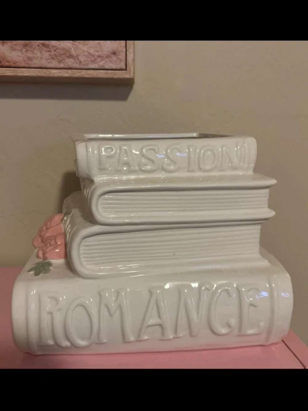 Romance Book Stack Ceramic - Picture 2 of 5